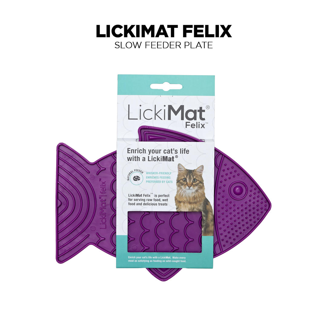 Purple LickiMat Felix,Pet Food Bowl or Dog Food Bowl from Pets Planet - South Africa’s No.1 ePet Store for premium pet products, online pet shopping, best pet store near me, for slow feeders, pet slow feeders, dog slow feeders, slow feeder bowler dog bed, dog beds, dog beds on sale, washable dog bed, takealot dog bed, plush dog bed, pet bed, iremia dog bed from a pet store Olivedale, pet store Bryanston, Pet Store Johannesburg
