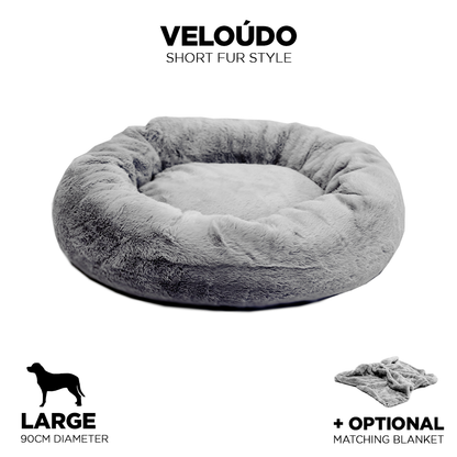 Short-Fur Velvet-Veloúdo Large 90cm IREMIA™ Dog Bed 4.0 main product image From Pets Planet - South Africa’s No.1 ePet Store for premium pet products, online pet shopping, best pet store near me, for dog beds, dog bed, plush dog bed, washable dog bed, fluffy dog bed, calming dog bed, relaxing dog bed, takealot dog bed, dog bed takealot, anxiety dog bed, donut dog bed, iremia dog bed, pet bed from a pet store Olivedale, pet store Bryanston, Pet Store Johannesburg