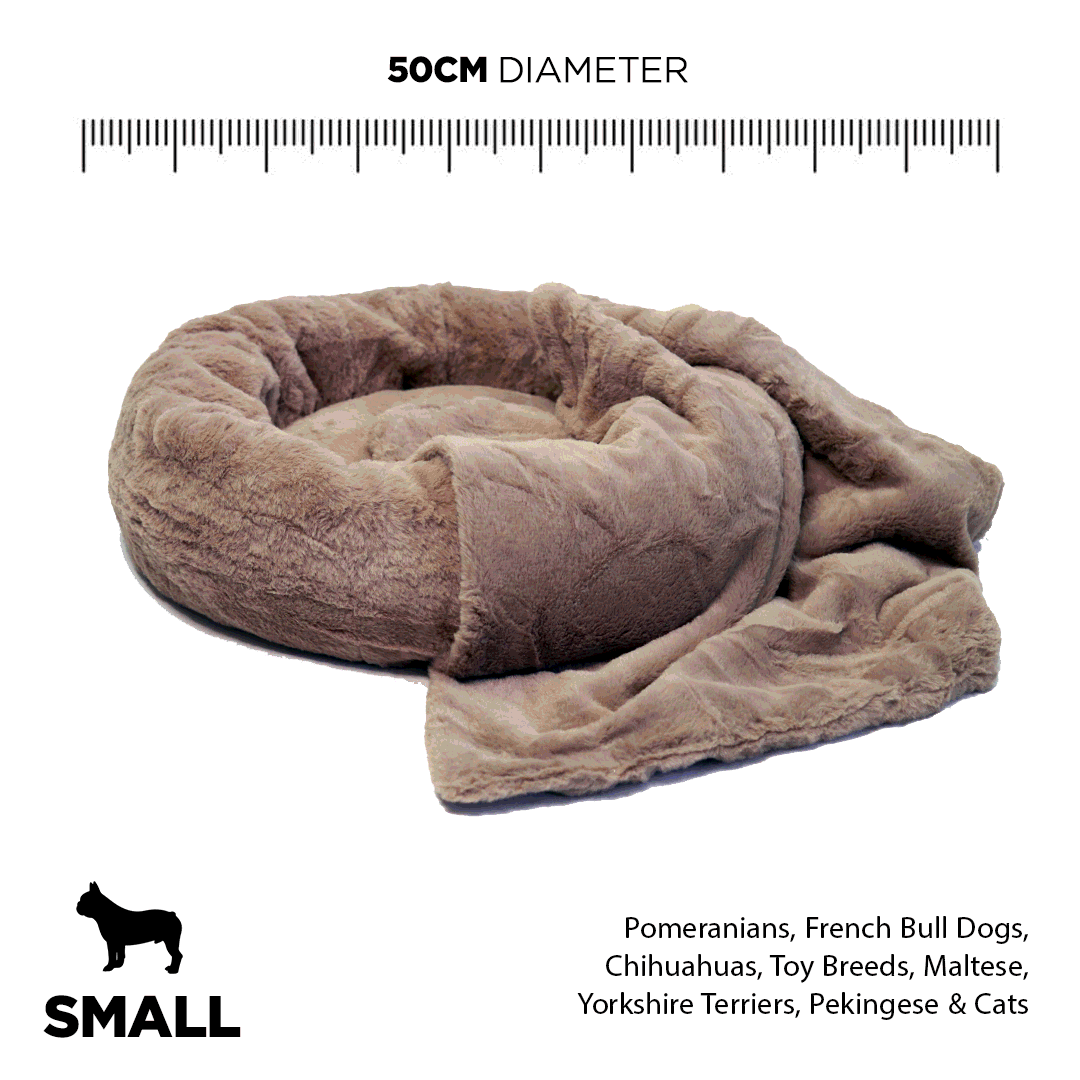 Short Fur Velvet Velo do Small 50cm IREMIA Dog Bed